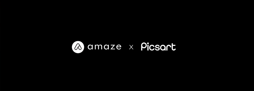 Amaze partners with Picsart to provide advanced photo editing tools inside its platform