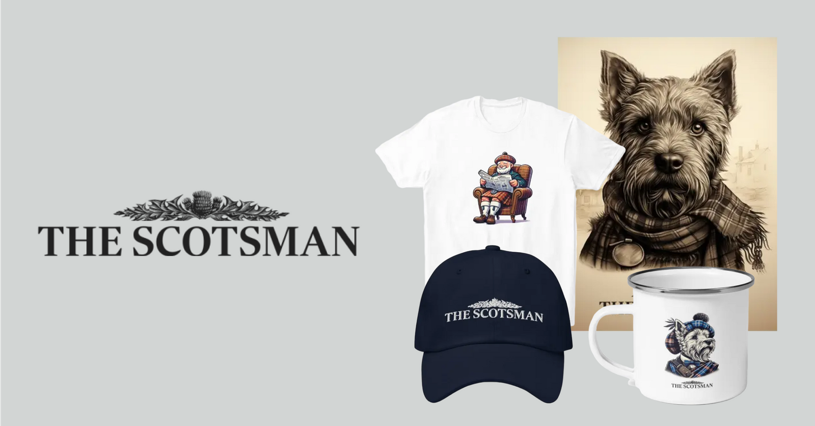 Scotland’s Iconic Newspaper, The Scotsman, Launches Merch Collection with Amaze