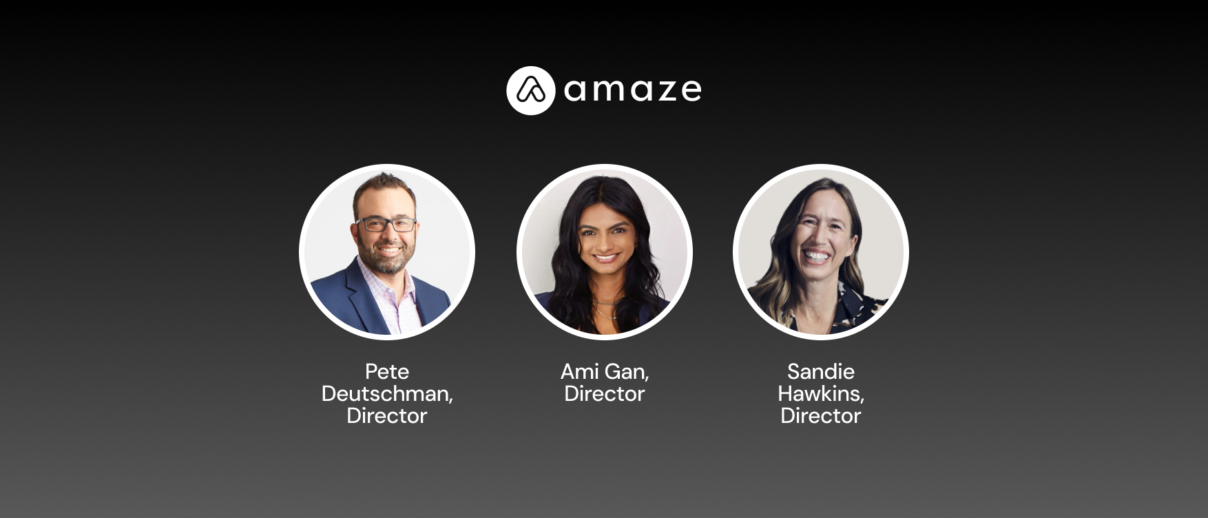 Amaze Introduces New Members Elected to Board of Directors and Announces Capitalization Update