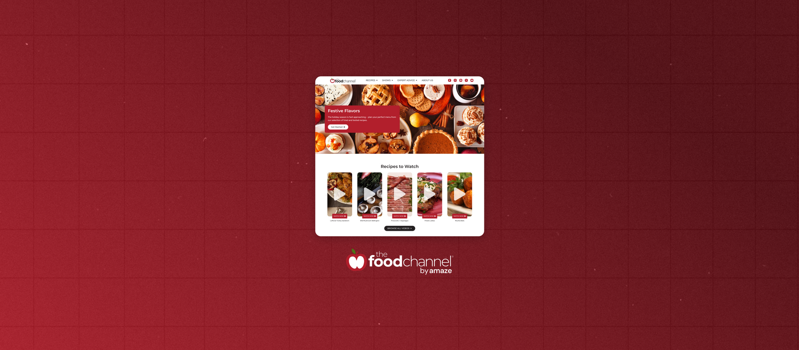 Amaze Relaunches The Food Channel Website, Revitalizing a Leading Culinary Media Brand